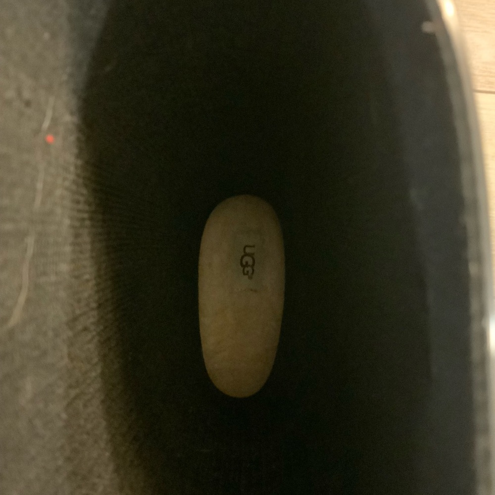 Ugg Boots Ladies  Size 8 K Raana Rain Boot Black Rubber. Small heel - Picture 5 of 6